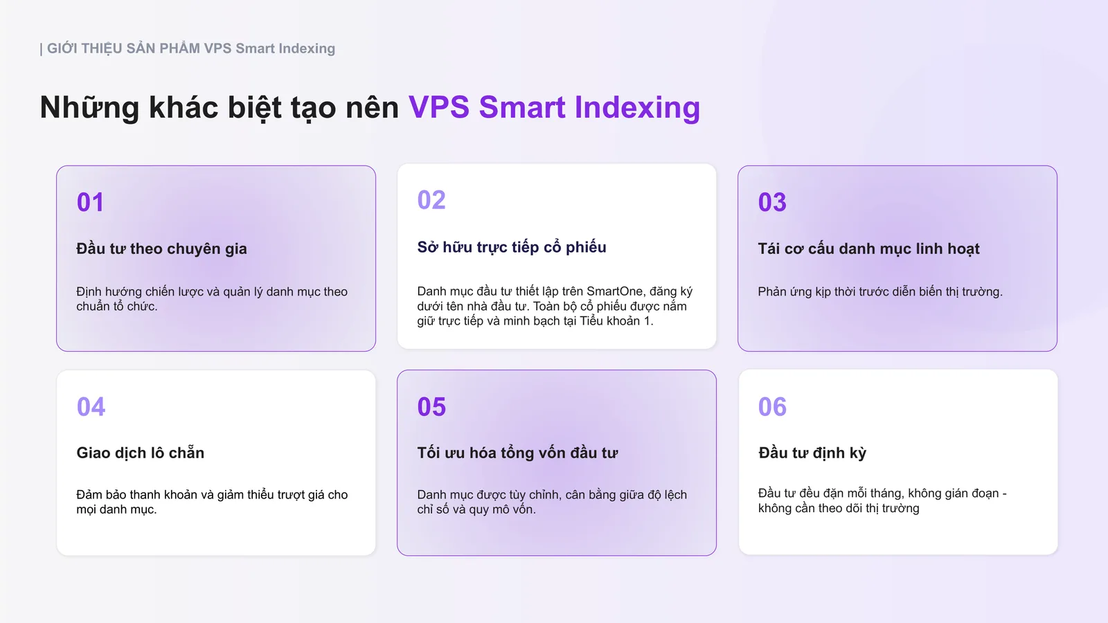 6 khác biệt tạo nên VPS Smart Indexing